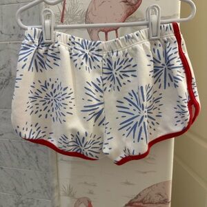 The Beaufort Bonnet Company Blue Firework Print Shorts